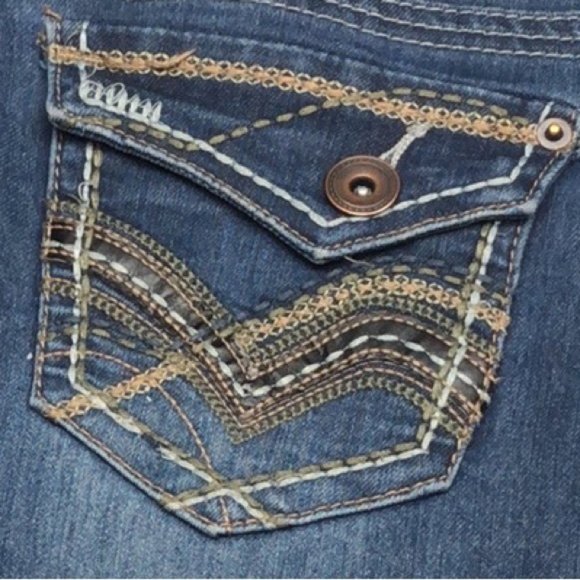 PREMIUM BACCINI FLAP POCKET STRAIGHT JEANS 10/30x32 😎 - Picture 10 of 13